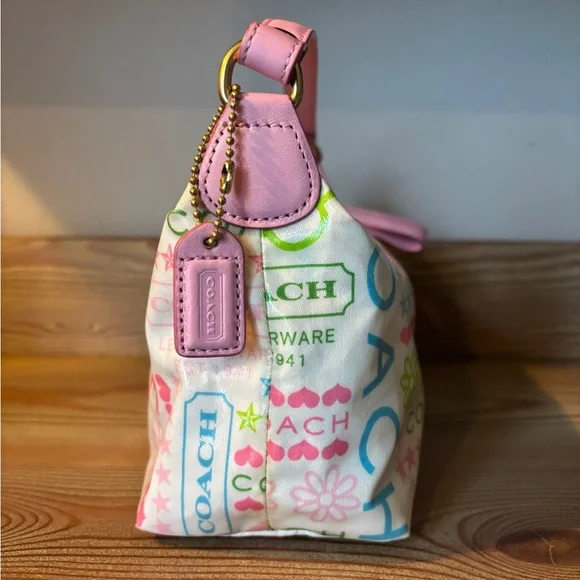 Vintage Y2K Coach Butterfly Graffiti Mini Bag - Picture 3 of 7